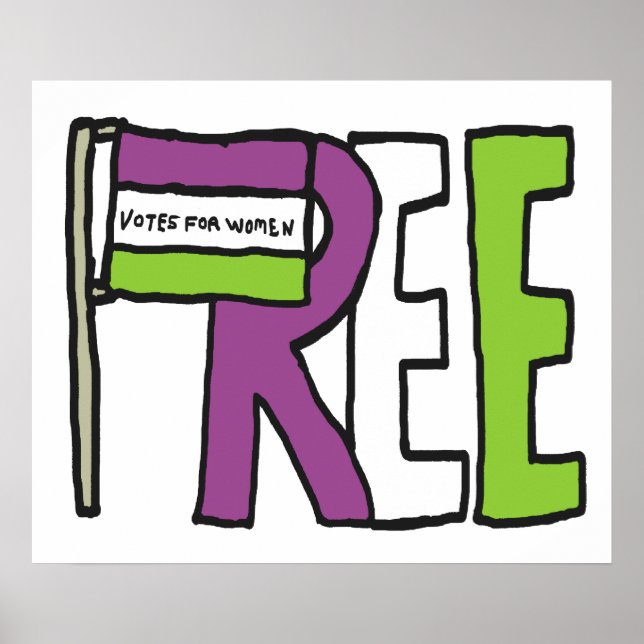 Suffragette Flag Poster (Front)