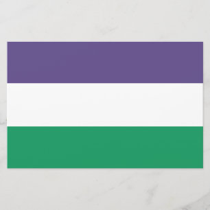 Suffragette Flag Stationery