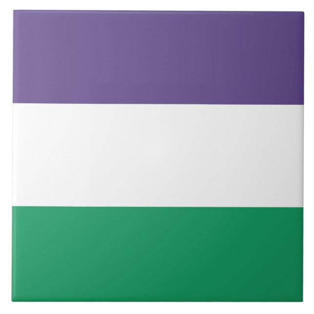 Suffragette Flag Tile (Front)