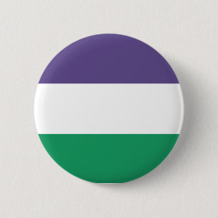 Suffragette Flag Women's Suffrage 2 Inch Round Button