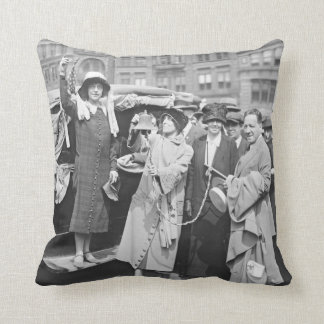 Suffragette Rosalie Jones 1924 Throw Pillow