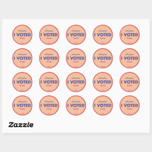 Suffragettes I Voted Sticker Sheet