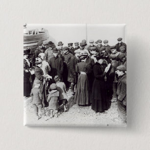Suffragettes in Hastings, 1908 2 Inch Square Button