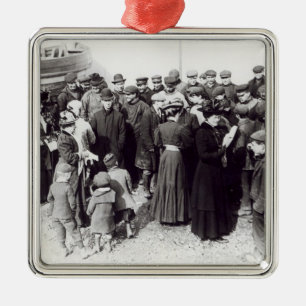 Suffragettes in Hastings, 1908 Metal Ornament