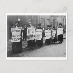 Suffragettes Votes for Women, London Postcard