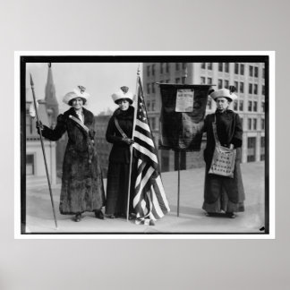 Suffragettes Votes for Women Pilgrim Leaflets Poster