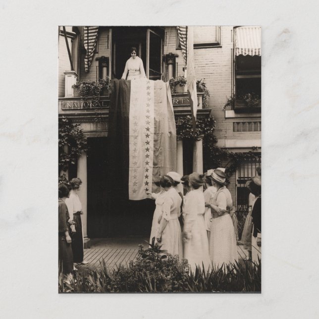 Suffragists Celebrate Ratification 19th Amendment Postcard (Front)