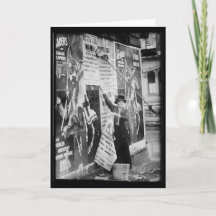 Suffragists Posting Bills Votes for Women