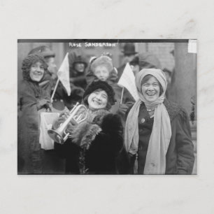 Suffragists Rose Sanderman and Elizabeth Freeman Postcard
