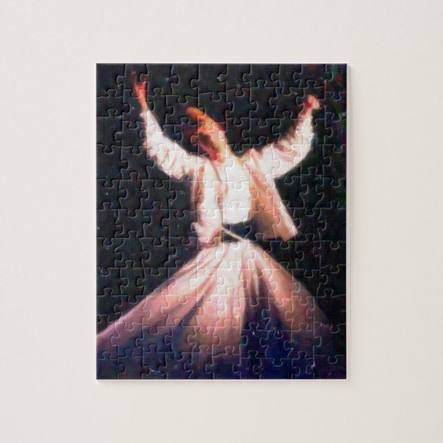 sufi - dervish dancing art paint jigsaw puzzle (Vertical)