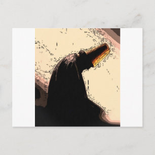 sufi dervish in zikr postcard