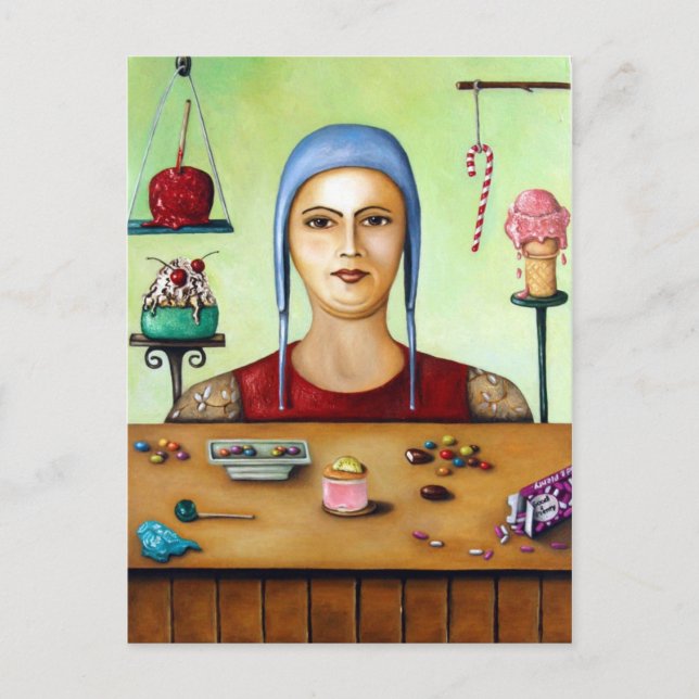 Sugar addict postcard (Front)