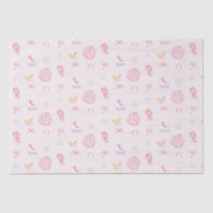 Sugar and Ice Figure Skate Ice Skate Winter Pink Tissue Paper
