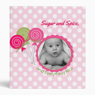 Sugar and Spice Baby Girl Album Classeur