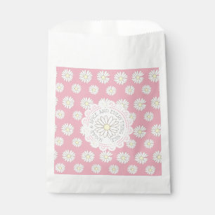 Sugar and Spice Baby Shower Daisy Themed Favour Bag