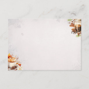 Sugar and Spice Basic Blank Recipe Card