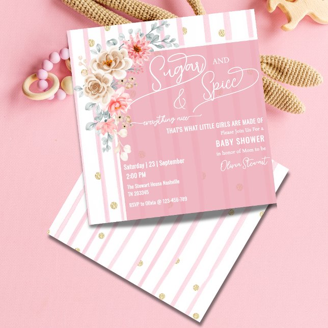 Sugar and spice & everything nice Baby shower (Creator Uploaded)