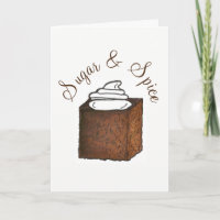 Sugar and Spice Everything Nice Gingerbread Cake