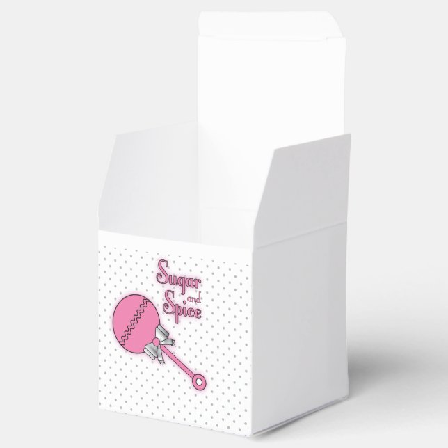 Sugar and Spice Favor Box (Opened)
