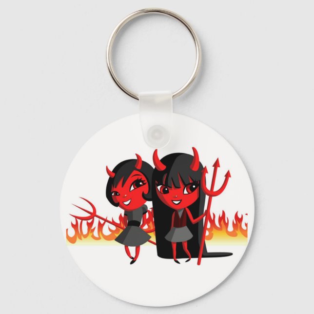 Sugar and Spice Keychain (Front)