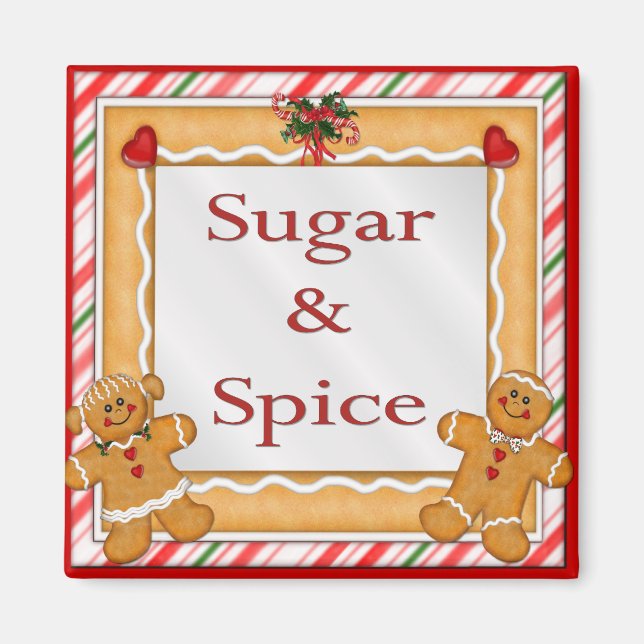 Sugar and Spice Magnet (Front)