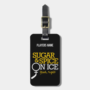 Sugar And Spice On Ice Luggage Tag