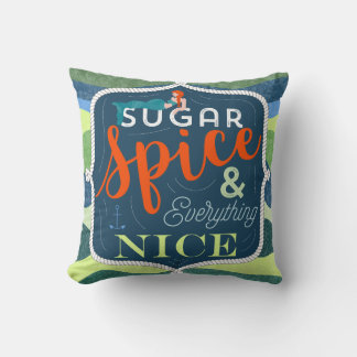 Sugar and Spice Pillow Everything Nice Throw
