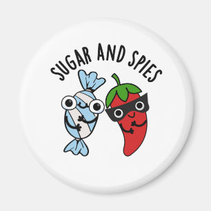 Sugar And Spies Cute Food Pun Magnet