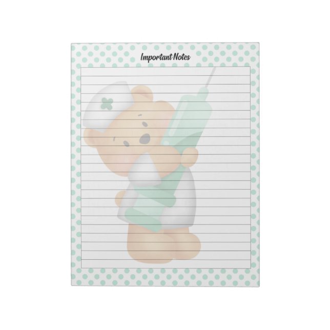 Sugar Bear Themed Notes (Rotated)