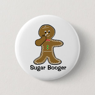 Sugar Booger 2 Inch Round Button