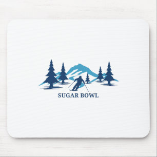 Sugar Bowl California Ski Resort Skiing Skier  Mouse Pad