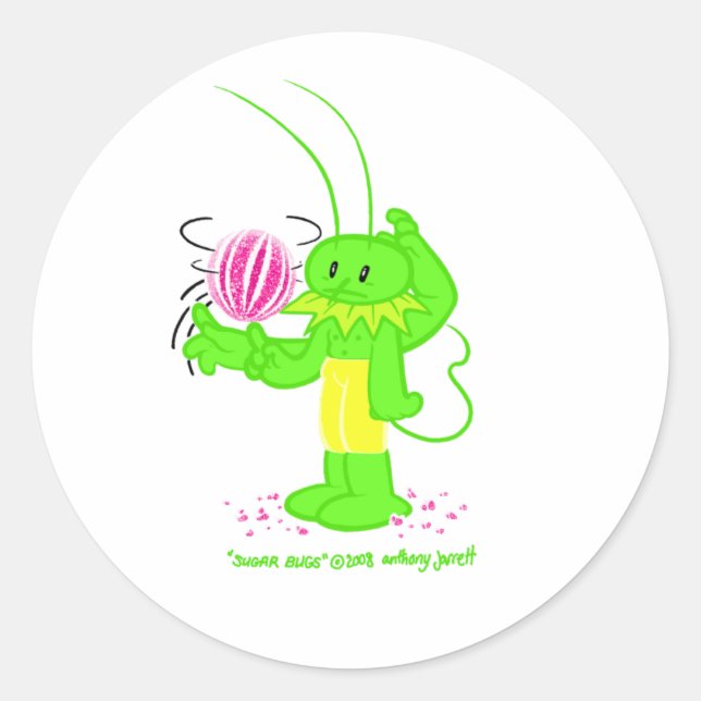 Sugar Bug 1 no title Sticker (Front)