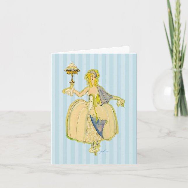 Sugar Cake Thank You Cards (Front)