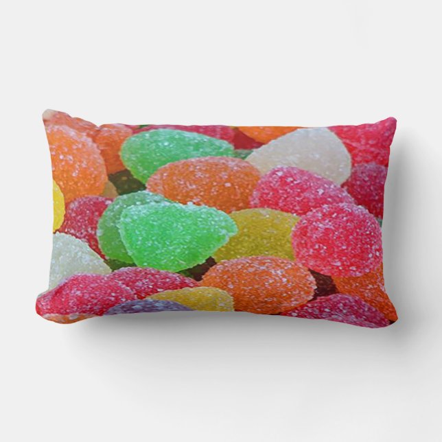 Sugar candy lumbar pillow (Front)