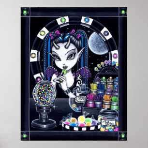 "Sugar" Candy Store Fairy Poster