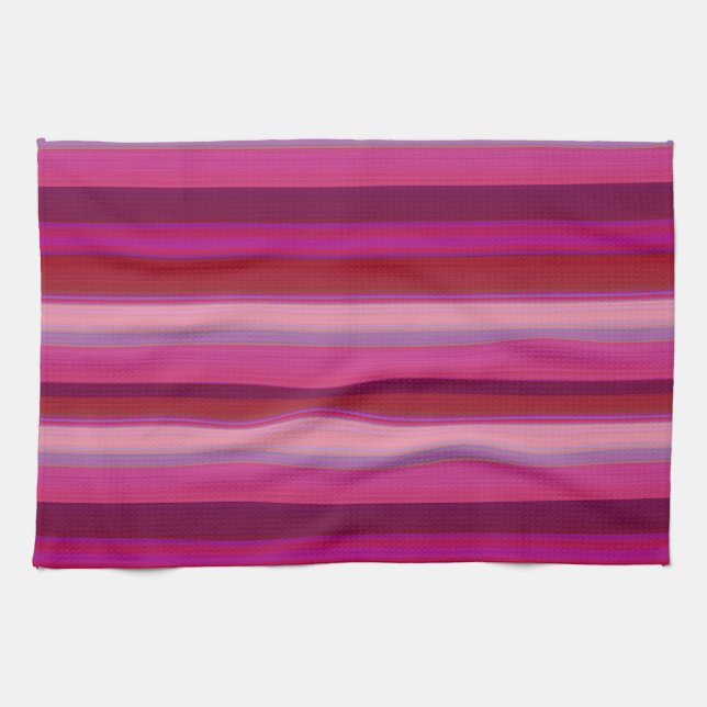Sugar Candy Stripes Kitchen Towel (Horizontal)
