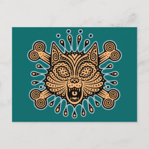 Sugar Cat Pirate Postcard