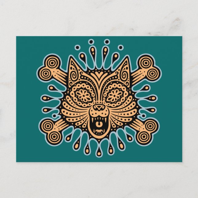 Sugar Cat Pirate Postcard (Front)