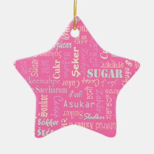 Sugar Ceramic Ornament