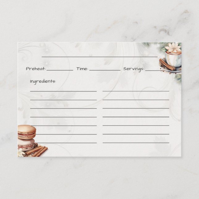 Sugar Coat It Basic Recipe Card (Front)