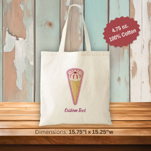 Sugar Cone Ice Cream Tote Bag