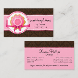 Sugar Cookie Bakery Business Card