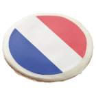 Sugar cookies with flag of France