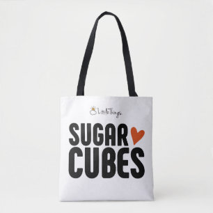 Sugar Cube Tote Bag With Furbaby