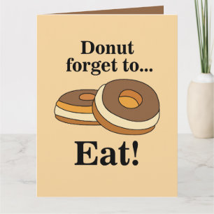 Sugar Doughnut Birthday Party Card