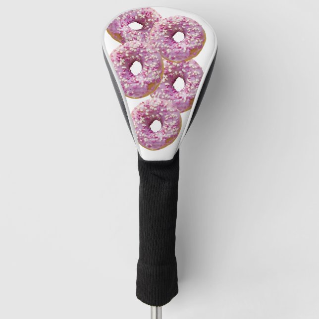 Sugar Doughnuts with Sprinkles Golf Head Cover (Front)