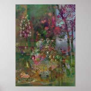 Sugar-Dusted Christmas Fruit Poster