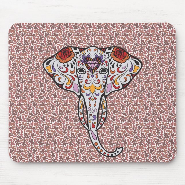 Sugar Elephant Mouse Pad (Front)