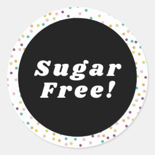 Sugar Free Customizable Bakery Label