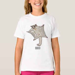 Sugar glider cartoon illustration T-Shirt